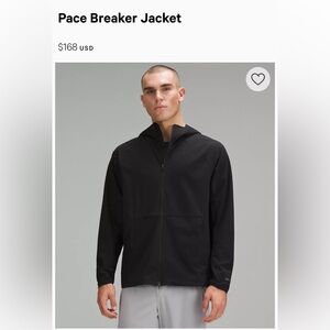 Lululemon Pace Breaker Training Jacket. Men’s Large